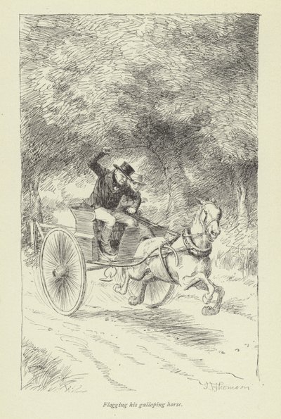 ジョージ・エリオットによるジャネットの悔い改めのイラスト 作： Hugh Thomson