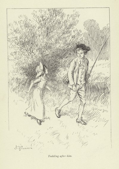 ギルフィルスラブストーリーのイラスト 作： Hugh Thomson