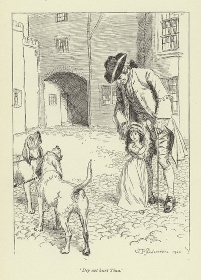 ギルフィルスラブストーリーのイラスト 作： Hugh Thomson
