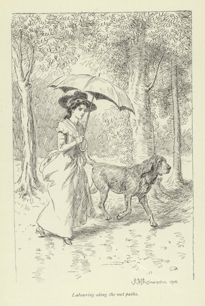 ギルフィルスラブストーリーのイラスト 作： Hugh Thomson