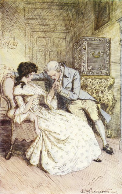 ギルフィルスラブストーリーのイラスト 作： Hugh Thomson