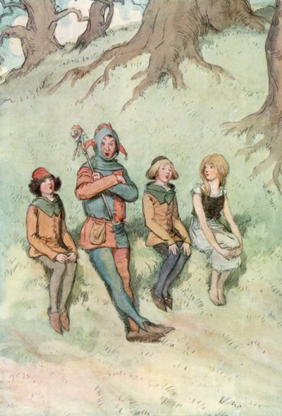 シェイクスピアのイラスト「好きなように」 作： Hugh Thomson