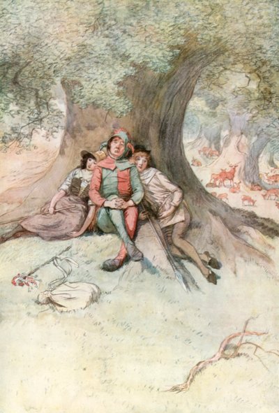 シェイクスピアのイラスト 作： Hugh Thomson