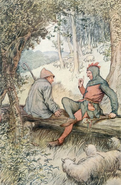 シェイクスピアのイラスト 作： Hugh Thomson