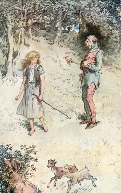 シェイクスピアのイラスト 作： Hugh Thomson