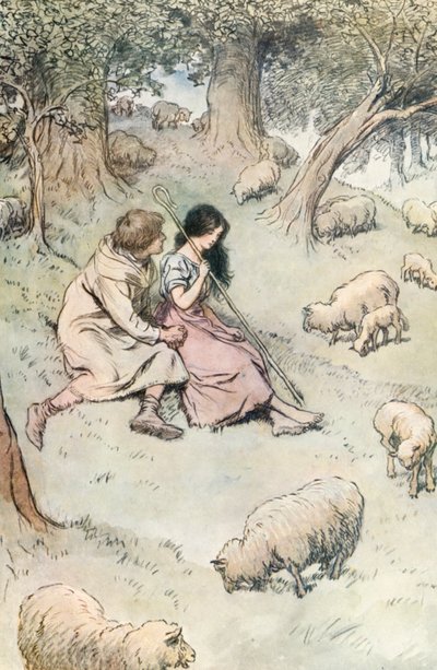シェイクスピアのイラスト 作： Hugh Thomson