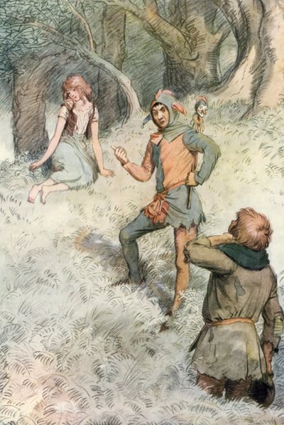 シェイクスピアのイラスト 作： Hugh Thomson