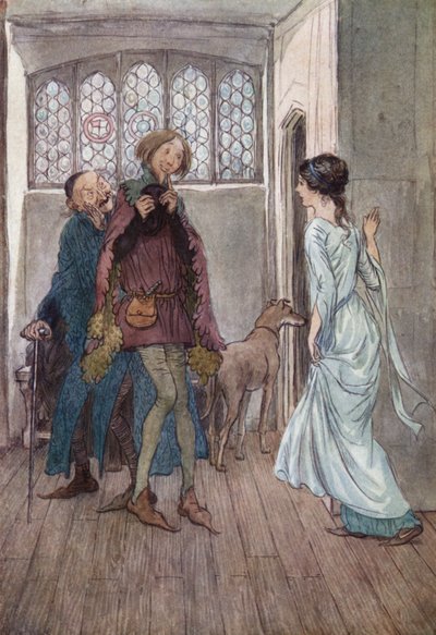 ウィンザーの陽気な妻のイラスト 作： Hugh Thomson