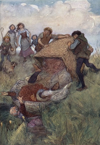 ウィンザーの陽気な妻のイラスト 作： Hugh Thomson