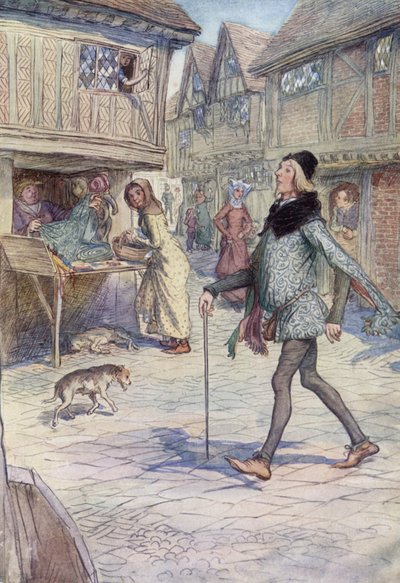 ウィンザーの陽気な妻のイラスト 作： Hugh Thomson