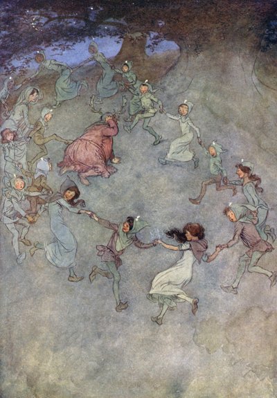 ウィンザーの陽気な妻のイラスト 作： Hugh Thomson