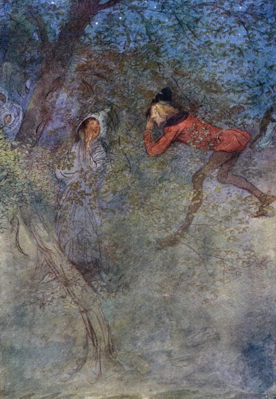 ウィンザーの陽気な妻のイラスト 作： Hugh Thomson