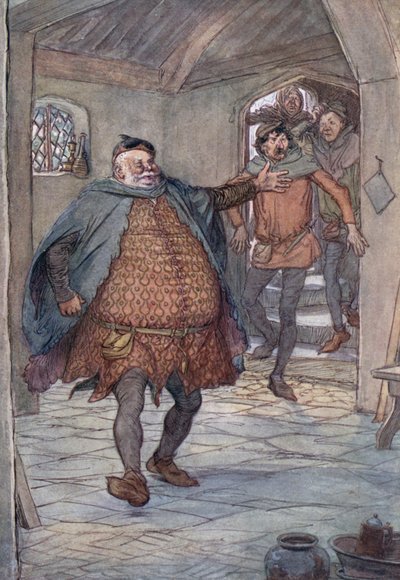 ウィンザーの陽気な妻のイラスト 作： Hugh Thomson