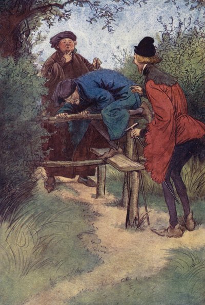 ウィンザーの陽気な妻のイラスト 作： Hugh Thomson