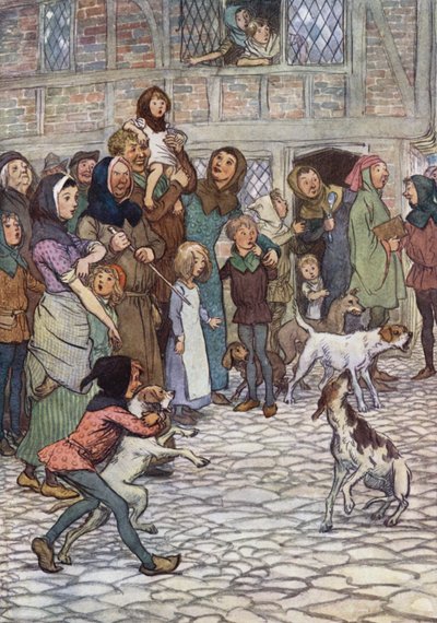 ウィンザーの陽気な妻のイラスト 作： Hugh Thomson