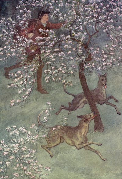 ウィンザーの陽気な妻のイラスト 作： Hugh Thomson