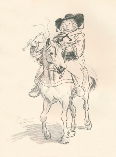 バースの妻、c1917の予備スケッチ 作： Hugh Thomson