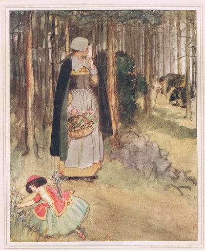 彼女は根とハーブを求めて古い医者を見ました 作： Hugh Thomson