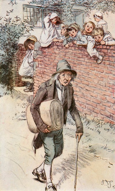 子供たちはいつも彼をオールドマスターマーナーと呼んだ 作： Hugh Thomson