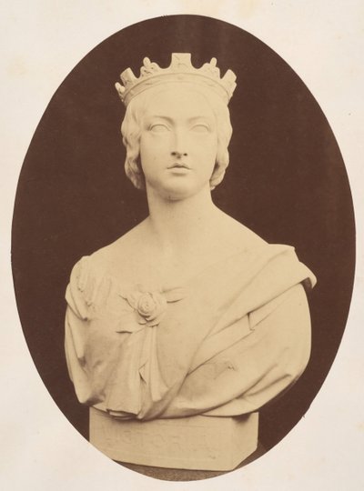 ビクトリア女王陛下の胸像のコピー、ジョセフ・ダーラム、Esq. F.S.A.、1857年。 作： Hugh Welch Diamond