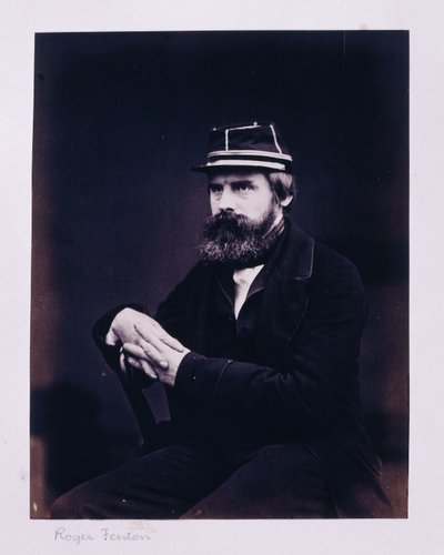 ロジャーフェントンの肖像 作： Hugh Welch Diamond