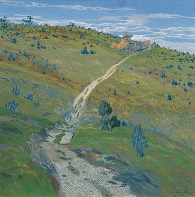 Beskids の山道 作： Hugo Baar