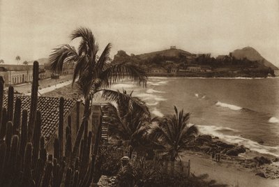 メキシコ：マサトラン湾（モノクロ写真） 作： Hugo Brehme