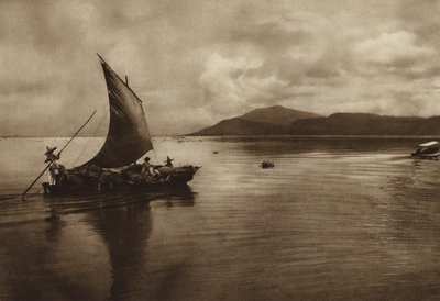 メキシコ：チャパラ湖（モノクロ写真） 作： Hugo Brehme