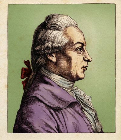 ヨハン・ヴィルヘルム・フォン・アーヘンホルツ（1741年9月3日〜1812年2月28日）1854年（彫刻 作： Hugo Bürkner