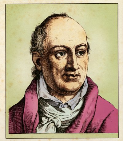 サロモン・ゲスナー (1730年4月1日-1788年3月2日) 1854年 (エングレーヴィング) 作： Hugo Bürkner