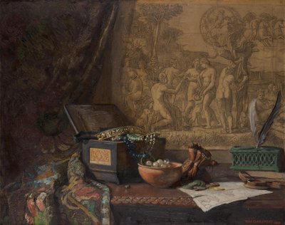 パリの審判のある静物 作： Hugo Charlemont