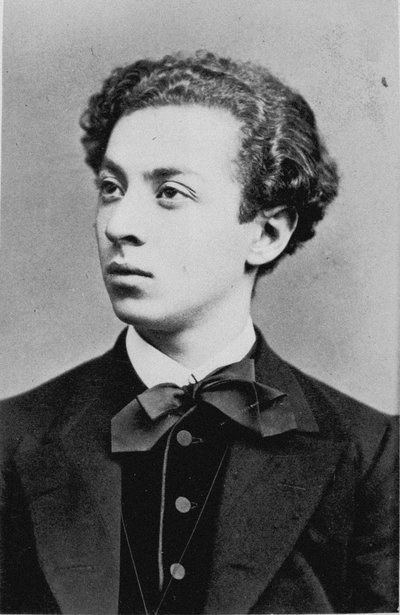ピアニスト兼作曲家のラファエル・ジョセフィーの肖像 (1853-1915)。 作： Hugo Danz