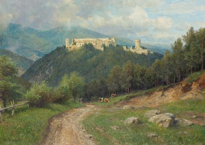 Die Ruine Starhemberg im Piestingtal 作： Hugo Darnaut