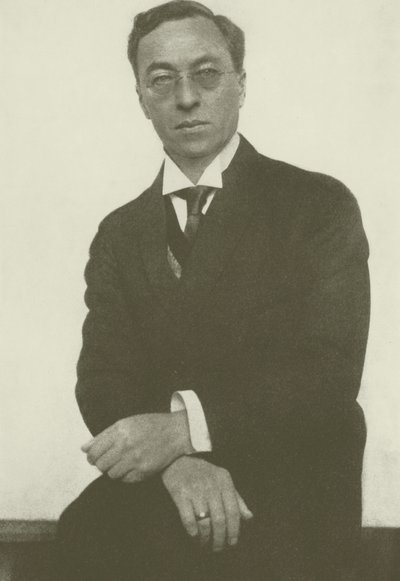 ワシリー・カンディンスキーの肖像 (白黒写真) 作： Hugo Erfurth