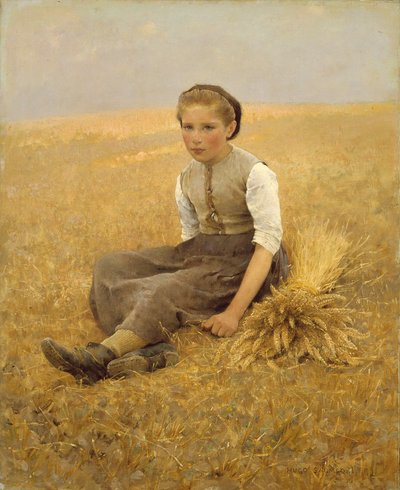 リトルグリーナー、1884 作： Hugo Salmson