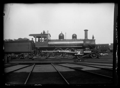 タンペレ車両基地の蒸気機関車 作： Hugo Simberg