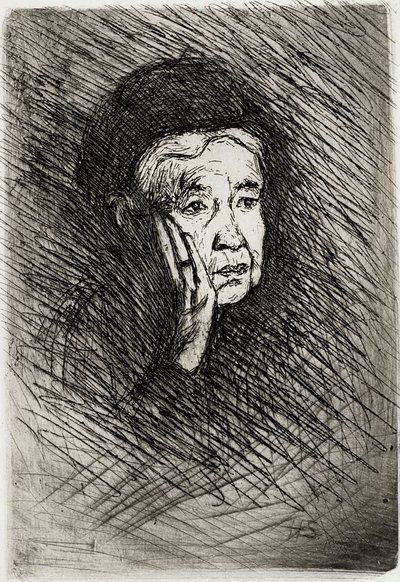 芸術家の叔母 作： Hugo Simberg
