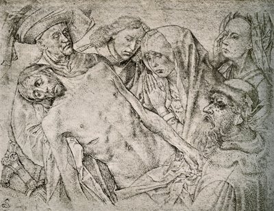 十字架からの堆積後の絵、c1460-1480、1908。 作： Hugo van der Goes