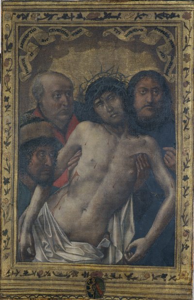 Lo、c.1500（キャンバス上のテンペラ） 作： Hugo van der Goes