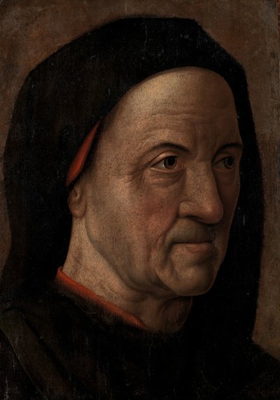 老人の肖像、ca。 1470-75。 作： Hugo van der Goes