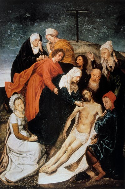 哀悼、c1479。 作： Hugo van der Goes