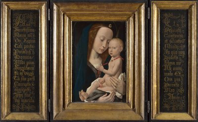 聖母子、1485年頃 作： Hugo van der, Goes