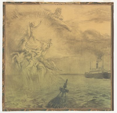海事。 ロッテルダムで壁画をデザインする 作： Huib Luns