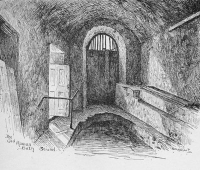 旧ローマ風呂スタンド、1890 作： Hume Nisbet