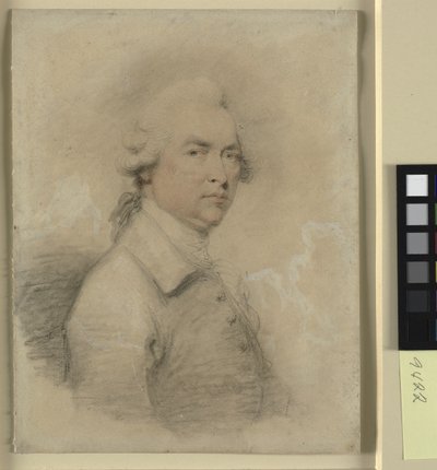 右を向いた男の頭と肩の肖像画 作： Humphry