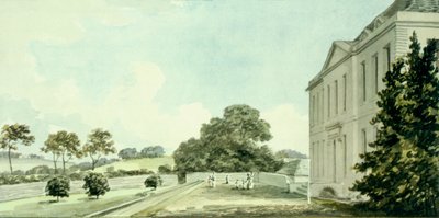 シェリンガムホールの赤い本、1812年頃 作： Humphry Repton