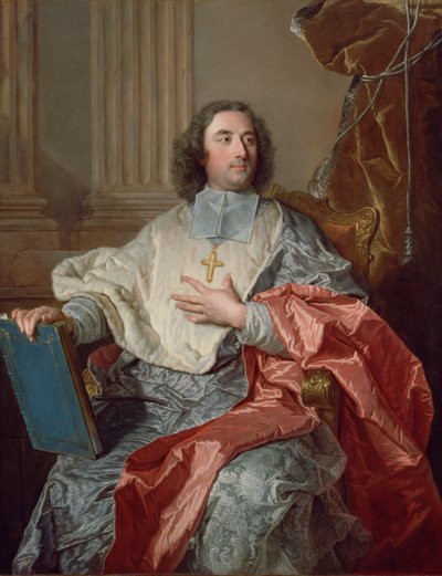 シャルルドサンアルビン、カンブレ大司教、1723年 作： Hyacinthe Francois Rigaud