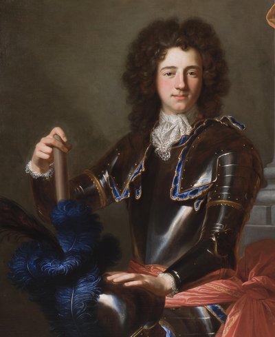 ヘンリーベンティンクの肖像画の詳細、後にポートランド公爵1699年 作： Hyacinthe Francois Rigaud