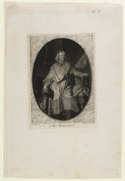 JBボシュエ（徒歩）、Jean-Baptiste de Grateloup、1771年に彫刻（メゾチント、アクアチント、チャイネコレのドライポイント） 作： Hyacinthe Francois Rigaud
