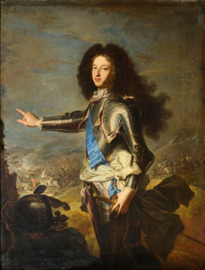 ルイドフランス、ブルゴーニュ公1682-1712、18世紀初頭。 作： Hyacinthe Francois Rigaud